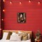 Stupell Industries Santa Claus on Doorstep Floating Frame, design by Jo Moulton